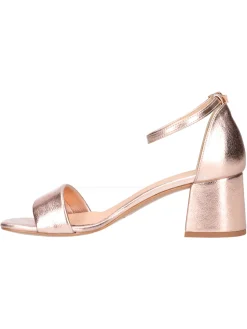 Sandalo con tacco largo Liviana da donna cipria metal