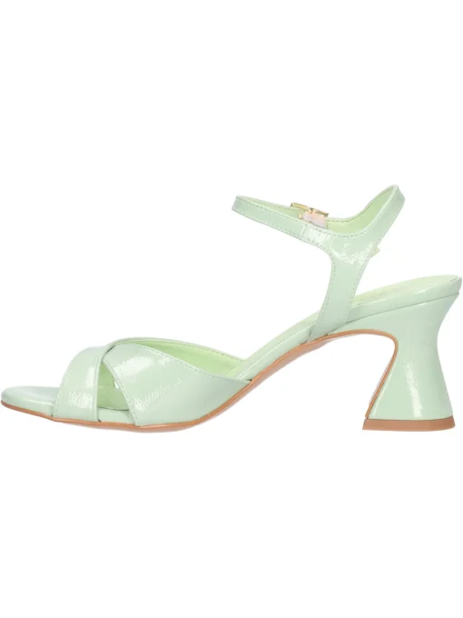 Sandalo con tacco largo Liviana da donna verde
