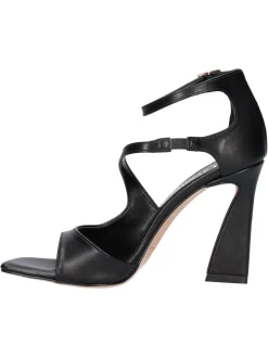 Sandalo con tacco largo Liviana da donna nero