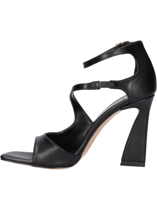 Sandalo con tacco largo Liviana da donna nero
