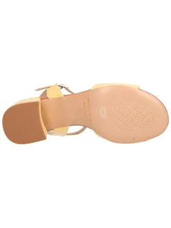 Sandalo con tacco largo Liviana da donna giallo