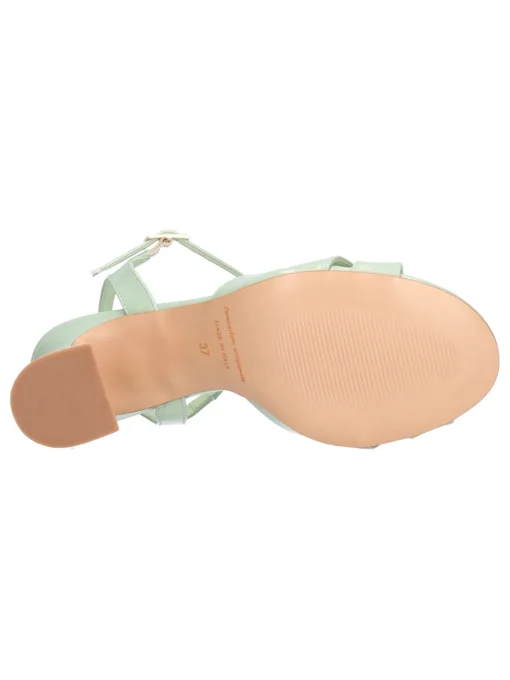 Sandalo con tacco largo Liviana da donna verde