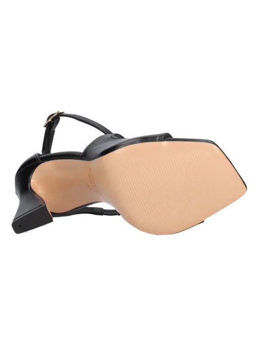 Sandalo con tacco largo Liviana da donna nero