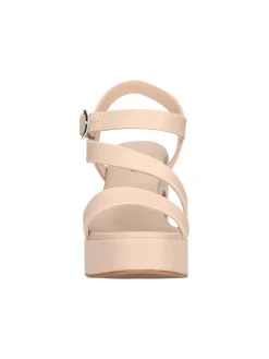 Sandalo con tacco largo Nero Giardini da donna beige