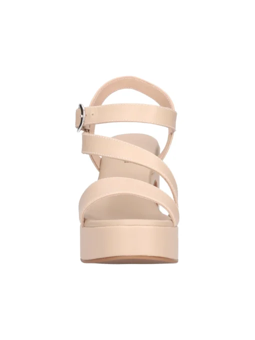 Sandalo con tacco largo Nero Giardini da donna beige