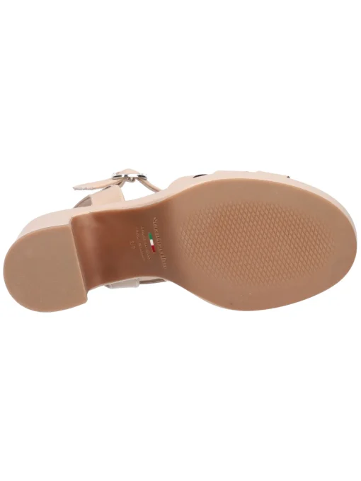 Sandalo con tacco largo Nero Giardini da donna beige