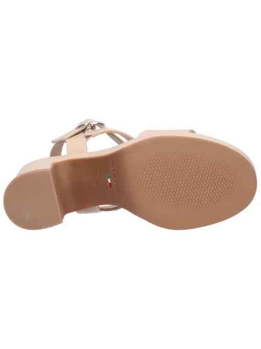 Sandalo con tacco largo Nero Giardini da donna beige