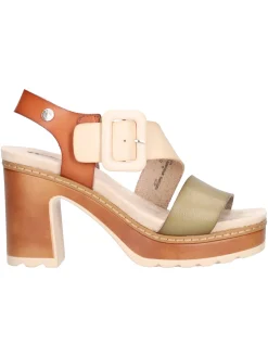 Sandalo con tacco largo Refresh Vegan da donna multicolor