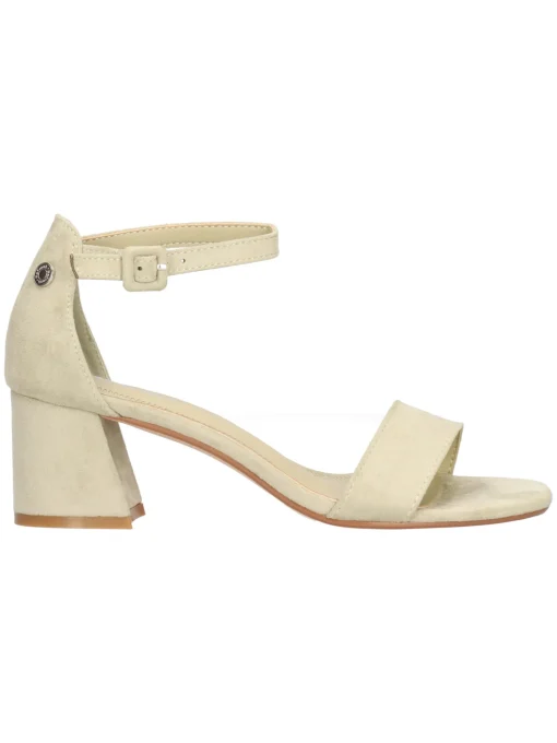 Sandalo con tacco largo Refresh Vegan da donna verde