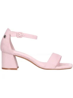 Sandalo con tacco largo Refresh Vegan da donna lilla chiaro