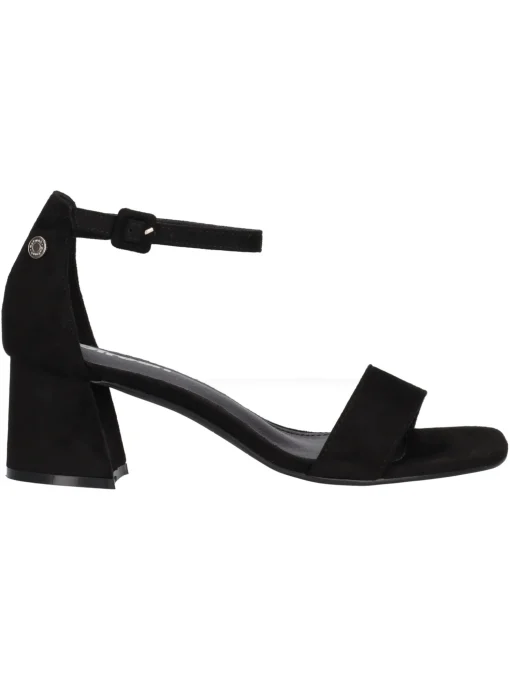 Sandalo con tacco largo Refresh Vegan da donna nero