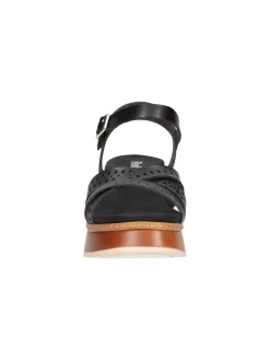 Sandalo con tacco largo Refresh Vegan da donna nero