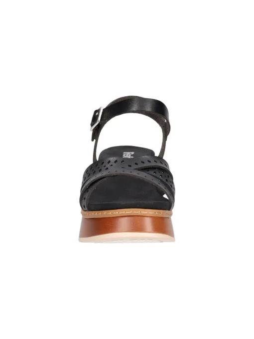 Sandalo con tacco largo Refresh Vegan da donna nero