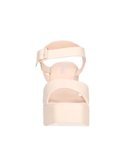Sandalo con tacco largo Refresh Vegan da donna avorio