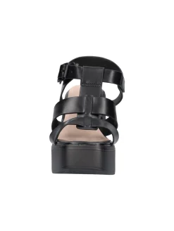 Sandalo con tacco largo Refresh Vegan da donna nero