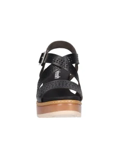 Sandalo con tacco largo Refresh Vegan da donna nero