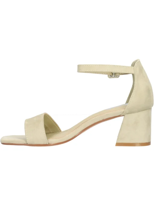 Sandalo con tacco largo Refresh Vegan da donna verde
