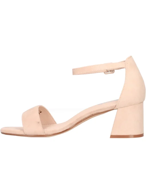 Sandalo con tacco largo Refresh Vegan da donna beige