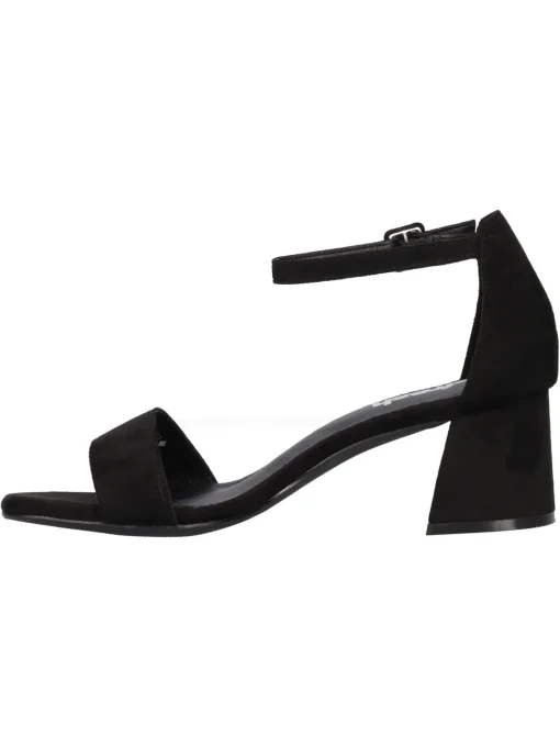 Sandalo con tacco largo Refresh Vegan da donna nero