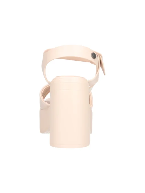 Sandalo con tacco largo Refresh Vegan da donna avorio