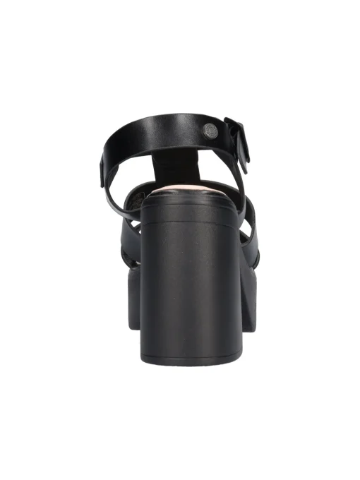 Sandalo con tacco largo Refresh Vegan da donna nero