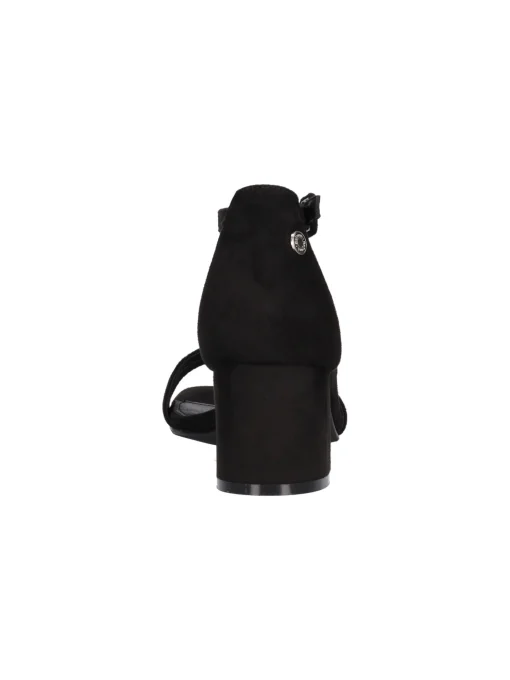 Sandalo con tacco largo Refresh Vegan da donna nero