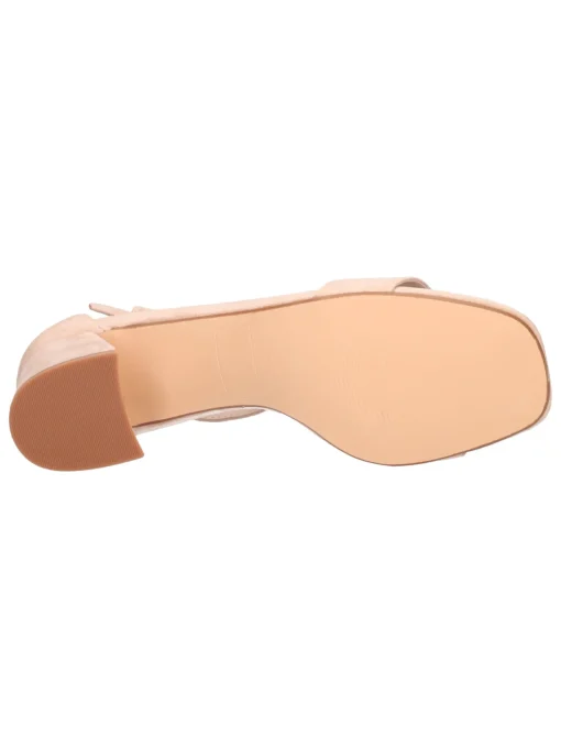 Sandalo con tacco largo Refresh Vegan da donna beige