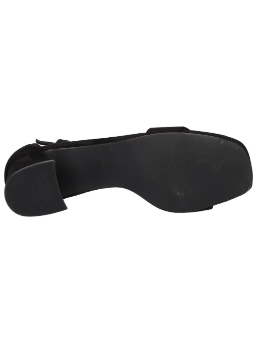 Sandalo con tacco largo Refresh Vegan da donna nero