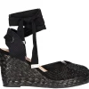 Sandalo con zeppa Alma Blue da donna nero