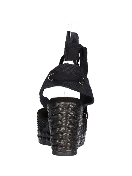 Sandalo con zeppa Alma Blue da donna nero