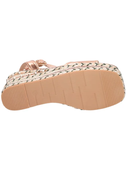 Sandalo con zeppa Altrimenti da donna laminato rosa