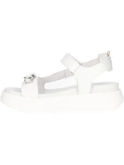 Sandalo con zeppa bassa Nero Giardini da donna bianco