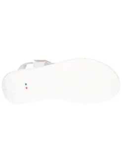Sandalo con zeppa bassa Nero Giardini da donna bianco