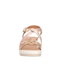 Sandalo con zeppa Enval Soft da donna beige