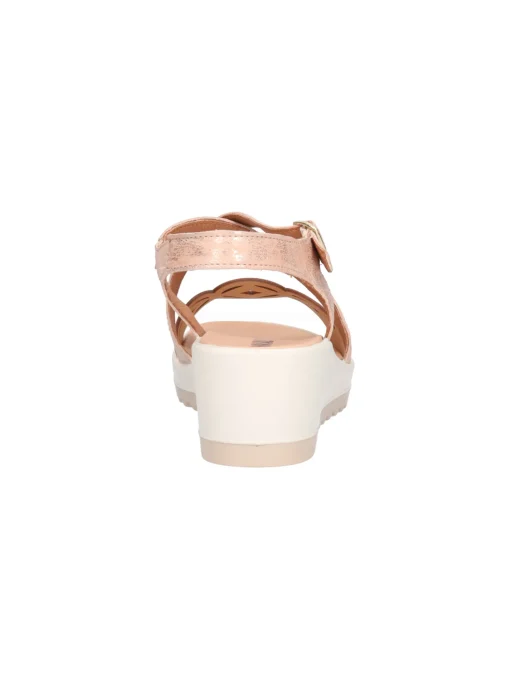 Sandalo con zeppa Enval Soft da donna beige