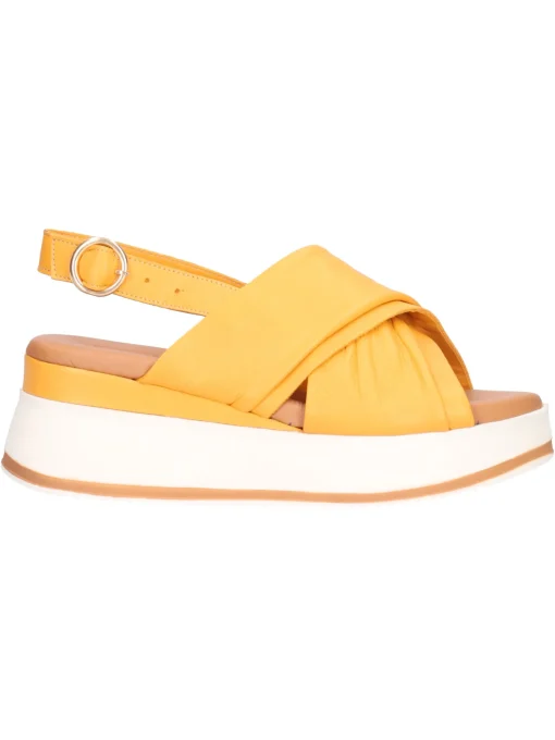 Sandalo con zeppa Epochè Xi da donna giallo