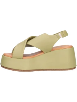 Sandalo con zeppa Epochè Xi da donna verde