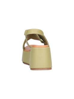 Sandalo con zeppa Epochè Xi da donna verde