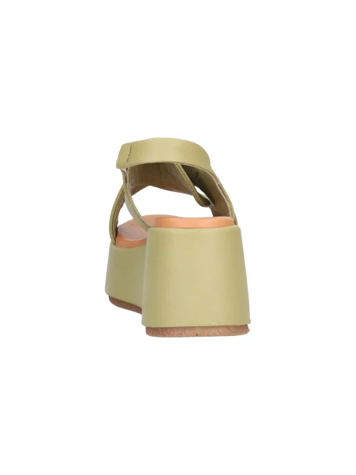 Sandalo con zeppa Epochè Xi da donna verde