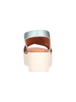 Sandalo con zeppa Geox Xand da donna blu