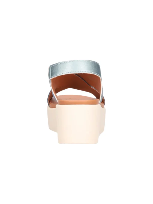 Sandalo con zeppa Geox Xand da donna blu