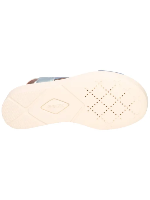 Sandalo con zeppa Geox Xand da donna blu