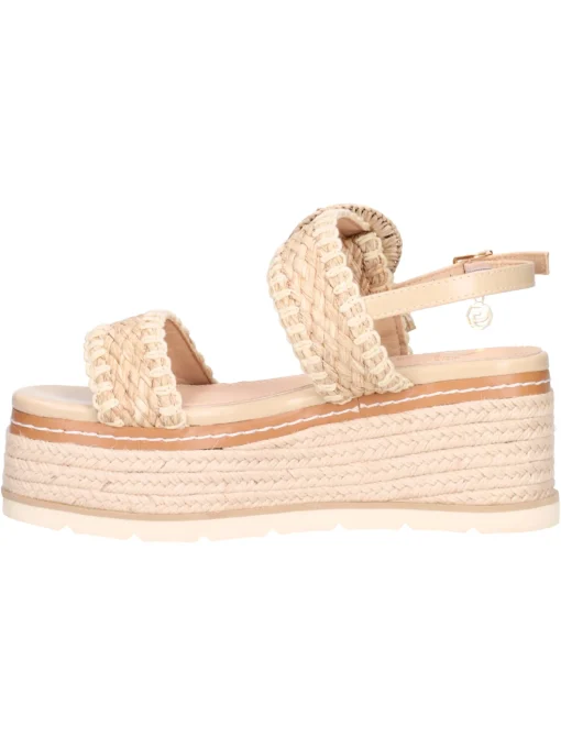 Sandalo con zeppa Goldu0026amp;Gold da donna beige