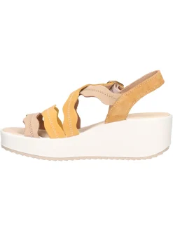Sandalo con zeppa Igiu0026amp;Co da donna giallo