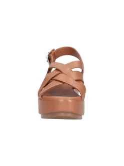 Sandalo con zeppa Lumberjack Johanna da donna cuoio
