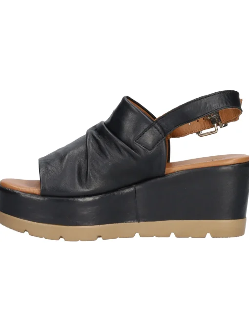 Sandalo con zeppa Lumberjack Marty da donna nero