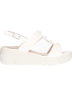Sandalo con zeppa Melluso da donna bianco