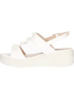 Sandalo con zeppa Melluso da donna bianco