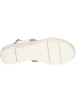 Sandalo con zeppa Melluso da donna bianco