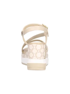 Sandalo con zeppa Nero Giardini da donna beige